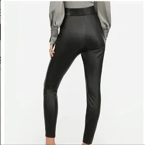 Womens Leggings Zara Faux Leather Leggings Trf Express Pants - Main Image